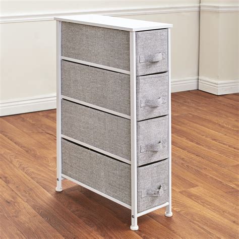 slim storage cabinet with drawers